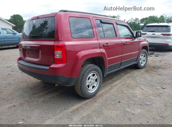 1C4NJRBB8HD138752 2017 JEEP PATRIOT Red უკანა მარჯვენა