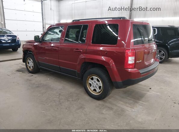 1C4NJRBBXGD657252 2016 JEEP PATRIOT Red Rear left