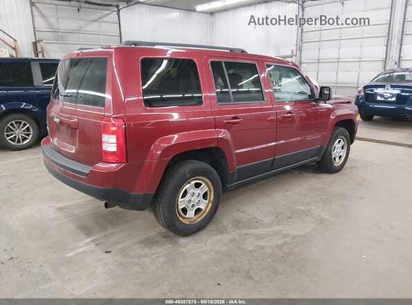 1C4NJRBBXGD657252 2016 JEEP PATRIOT Red Rear right