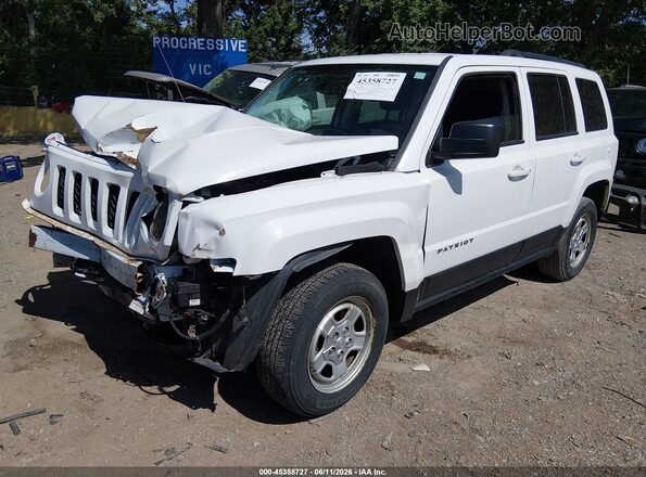 1C4NJRBBXGD691420 2016 JEEP PATRIOT White Առջևի ձախ երեք քառորդ տեսարան