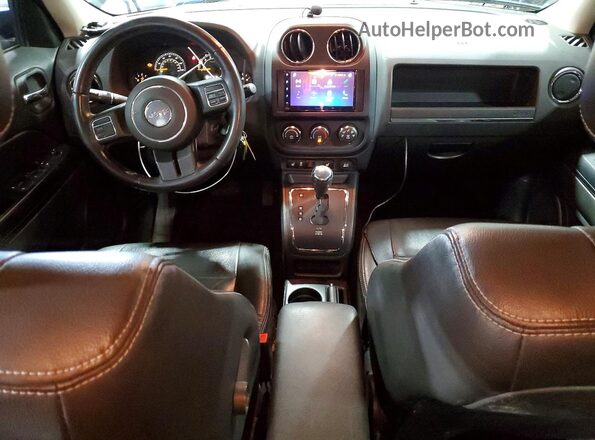 1C4NJRFB0GD535283 2016 JEEP PATRIOT Черный Вид панели приборов