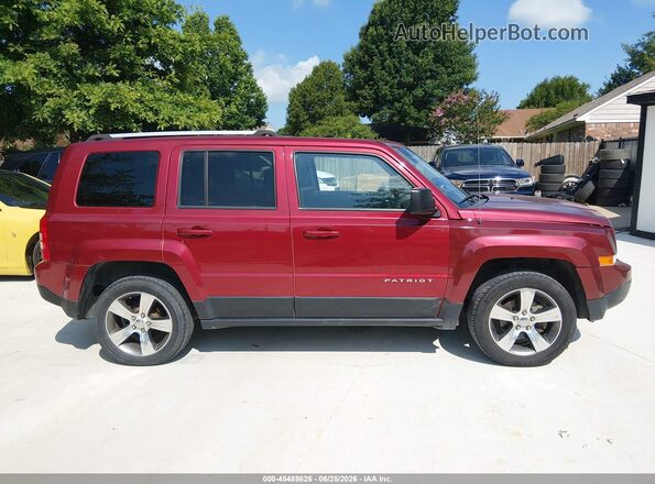 1C4NJRFB1GD724573 2016 JEEP PATRIOT Burgundy უკანა სალონის ხედი