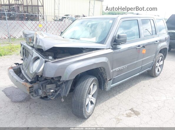 1C4NJRFB2GD523846 2016 JEEP PATRIOT Gray Vista tres cuartos delantera izquierda