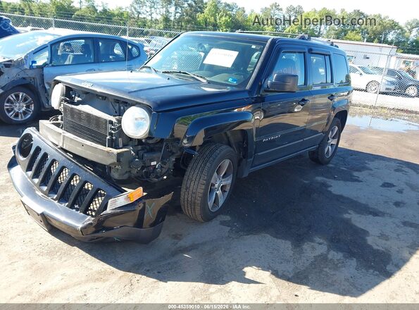 1C4NJRFB2GD725523 2016 JEEP PATRIOT Черный Передняя левая четверть