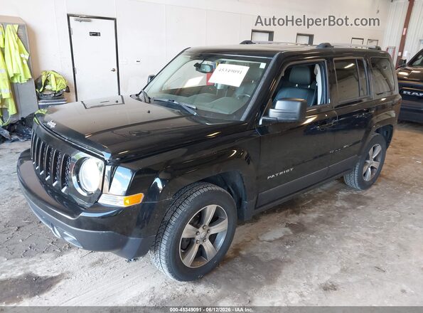 1C4NJRFB2HD205775 2017 JEEP PATRIOT Черный Передняя левая четверть