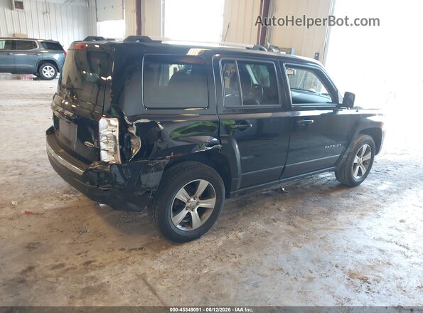 1C4NJRFB2HD205775 2017 JEEP PATRIOT Черный Задняя правая четверть