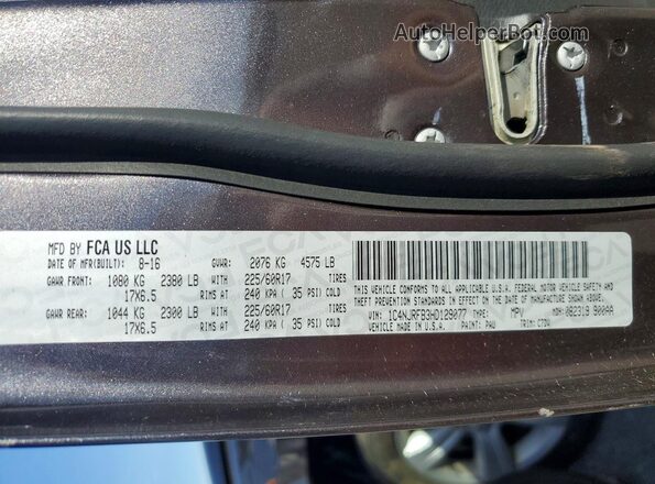 1C4NJRFB3HD129077 2017 JEEP PATRIOT Charcoal 