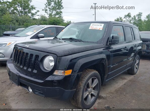 1C4NJRFB4GD500665 2016 JEEP PATRIOT Черный Передняя левая четверть