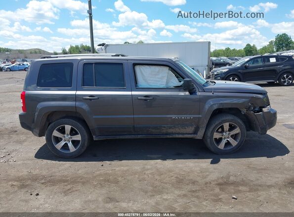 1C4NJRFB4HD140055 2017 JEEP PATRIOT Gray Вид щитка приладів