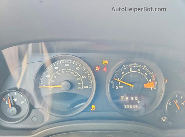1C4NJRFB5GD511769 2016 JEEP PATRIOT Угольный Вид щитка приборов