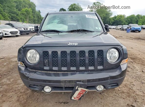 1C4NJRFB5HD162761 2017 JEEP PATRIOT Черный Вид спереди