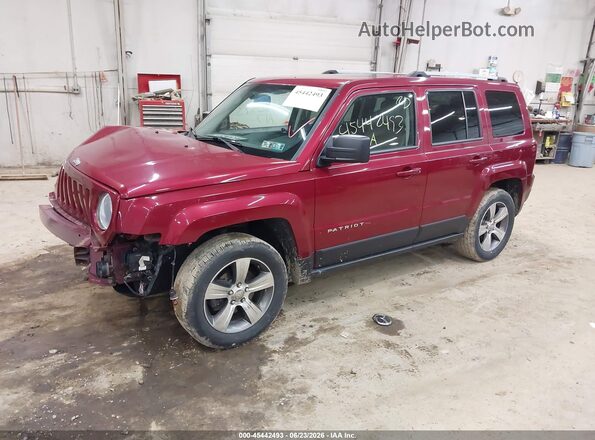 1C4NJRFB5HD170732 2017 JEEP PATRIOT Red წინა მარცხენა ხედი სამი მეოთხედიდან