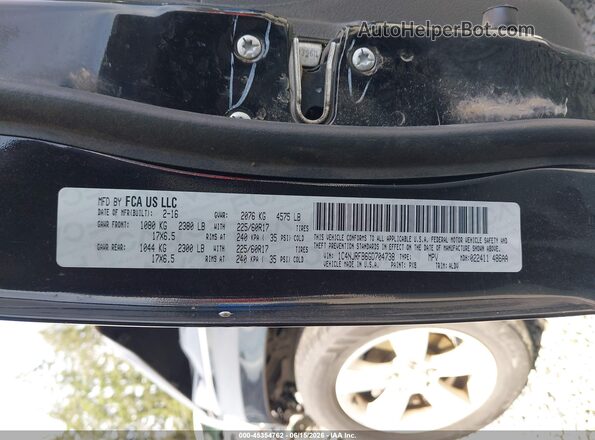 1C4NJRFB6GD704738 2016 JEEP PATRIOT Black Vista del compartimento del motor