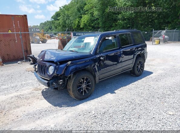 1C4NJRFB6HD159609 2017 JEEP PATRIOT Blue Vista tres cuartos delantera izquierda