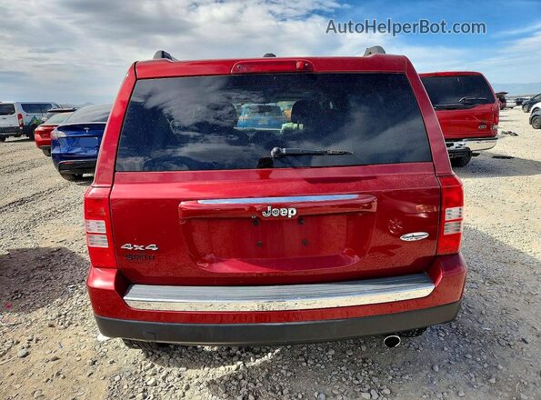 1C4NJRFB6HD195736 2017 JEEP PATRIOT Maroon უკანა ხედი