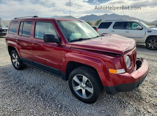 1C4NJRFB6HD195736 2017 JEEP PATRIOT Maroon წინა მარჯვენა