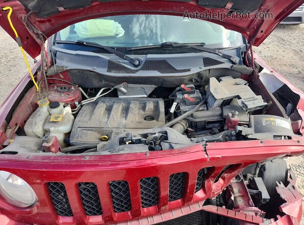 1C4NJRFB6HD195736 2017 JEEP PATRIOT Maroon უკანა სალონის ხედი