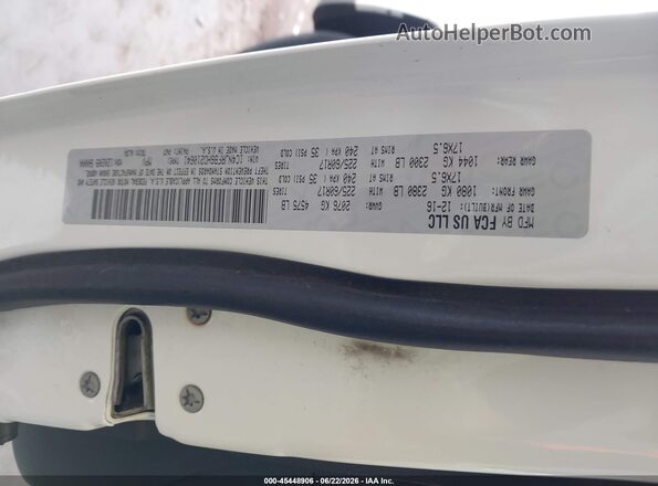 1C4NJRFB6HD210641 2017 JEEP PATRIOT Белый Вид подкапотного пространства