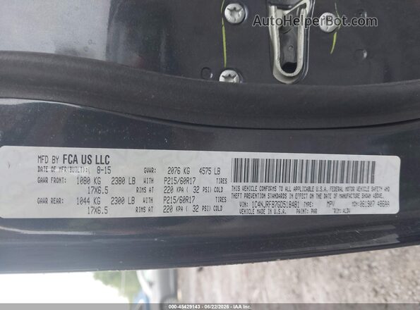 1C4NJRFB7GD518481 2016 JEEP PATRIOT Серый Вид подкапотного пространства