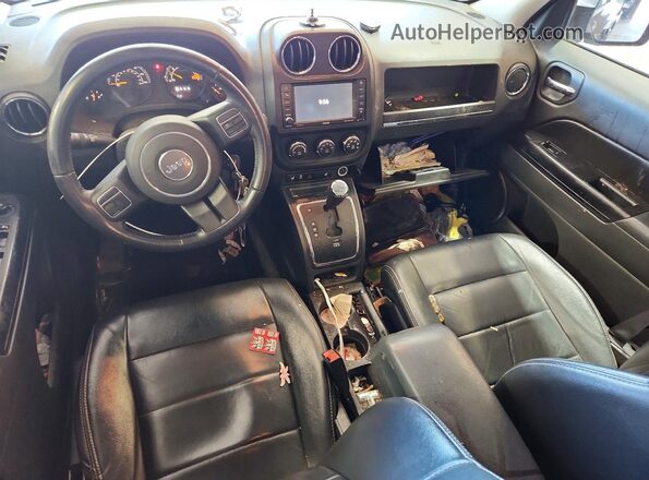 1C4NJRFB8HD196368 2017 JEEP PATRIOT Black Вид панелі приладів