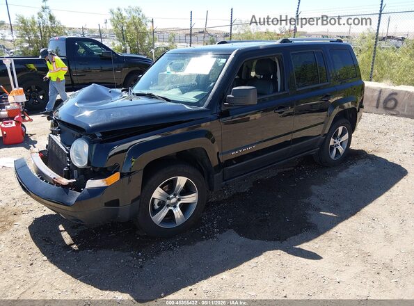 1C4NJRFB9GD746904 2016 JEEP PATRIOT Черный Передняя левая четверть