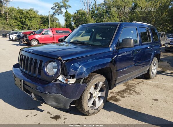 1C4NJRFB9HD127172 2017 JEEP PATRIOT Navy Передня ліва чверть
