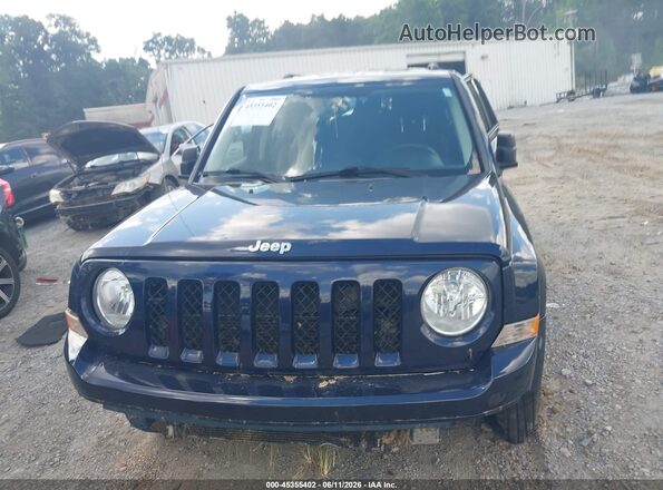 1C4NJRFBXGD664244 2016 JEEP PATRIOT Blue Instrument cluster view