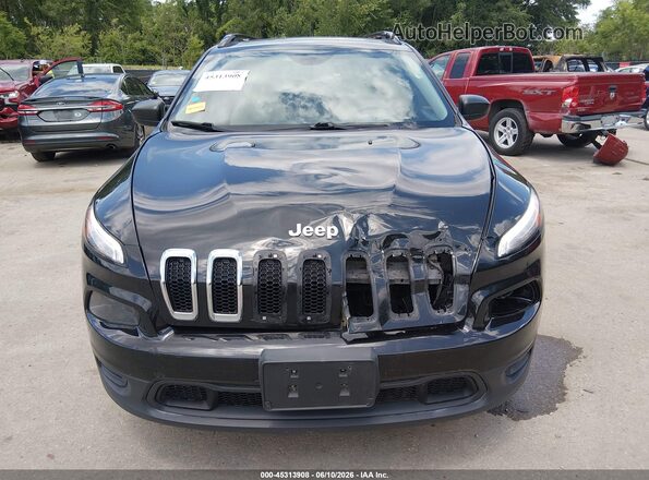 1C4PJLAB0GW376279 2016 JEEP CHEROKEE Black Սալոնի հետևի տեսք