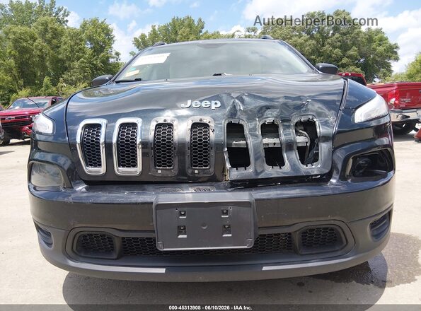 1C4PJLAB0GW376279 2016 JEEP CHEROKEE Black Դիմացի տեսք
