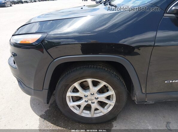 1C4PJLAB0GW376279 2016 JEEP CHEROKEE Black 