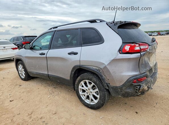 1C4PJLAB0HW572451 2017 JEEP CHEROKEE Silver Tył lewy