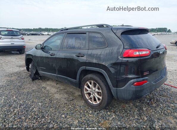 1C4PJLAB1GW160778 2016 JEEP CHEROKEE Черный Задняя левая четверть