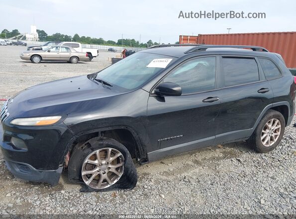 1C4PJLAB1GW160778 2016 JEEP CHEROKEE Черный Вид спереди