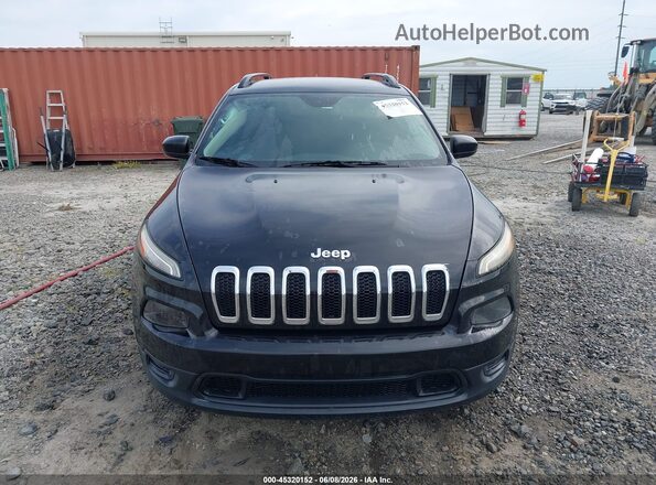 1C4PJLAB1GW160778 2016 JEEP CHEROKEE Черный Вид щитка приборов