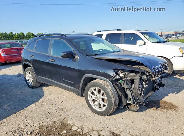 1C4PJLAB1GW260041 2016 JEEP CHEROKEE Black წინა მარჯვენა