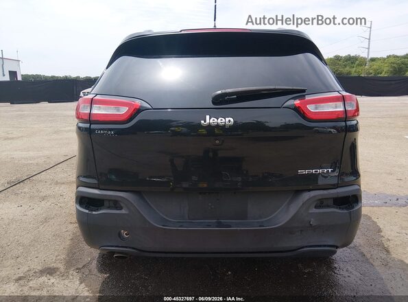 1C4PJLAB1GW297316 2016 JEEP CHEROKEE Black Widok z przodu