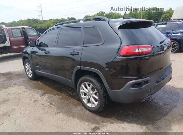 1C4PJLAB1GW297316 2016 JEEP CHEROKEE Black Tył lewy