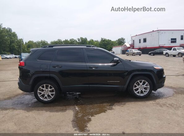 1C4PJLAB1GW297316 2016 JEEP CHEROKEE Black Widok wnętrza z tyłu