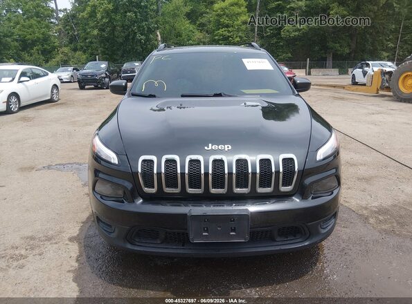1C4PJLAB1GW297316 2016 JEEP CHEROKEE Black Widok zestawu wskaźników