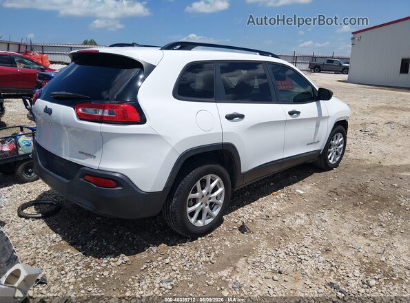 1C4PJLAB2GW257603 2016 JEEP CHEROKEE White Rear right