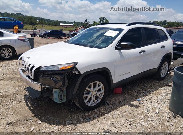 1C4PJLAB2GW257603 2016 JEEP CHEROKEE White Front left
