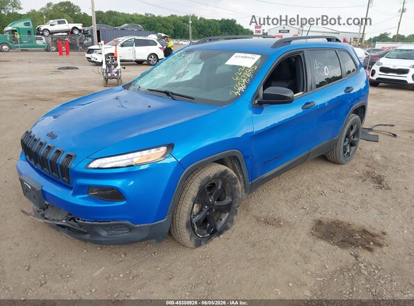 1C4PJLAB2HW644623 2017 JEEP CHEROKEE Blue Front left