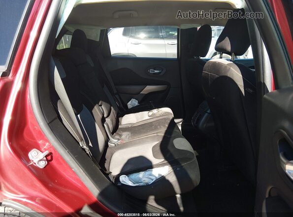 1C4PJLAB2HW661566 2017 JEEP CHEROKEE Red Vista de la etiqueta del VIN