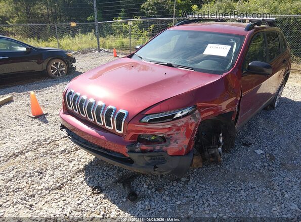 1C4PJLAB2HW661566 2017 JEEP CHEROKEE Red Vista frontal