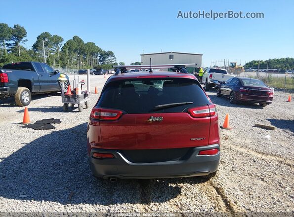 1C4PJLAB2HW661566 2017 JEEP CHEROKEE Red 