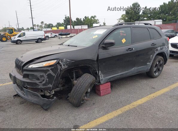 1C4PJLAB4GW350669 2016 JEEP CHEROKEE Black Front left