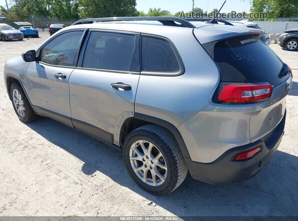 1C4PJLAB6GW137657 2016 JEEP CHEROKEE Серый Задняя левая четверть