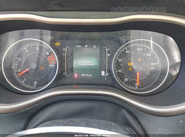 1C4PJLAB6GW137657 2016 JEEP CHEROKEE Серый Вид задних сидений