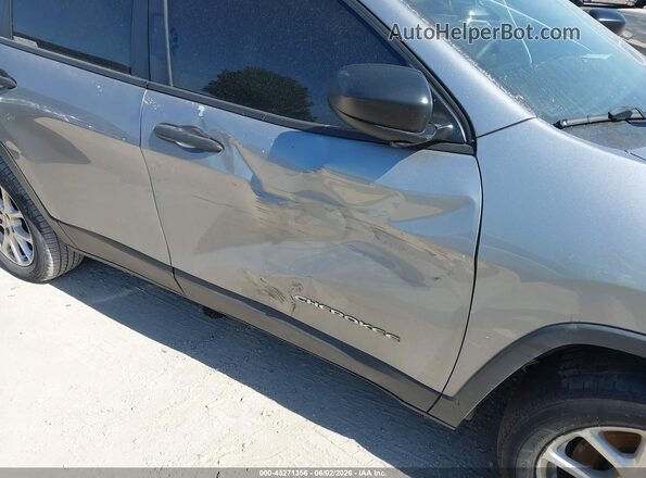 1C4PJLAB6GW137657 2016 JEEP CHEROKEE Серый Вид спереди