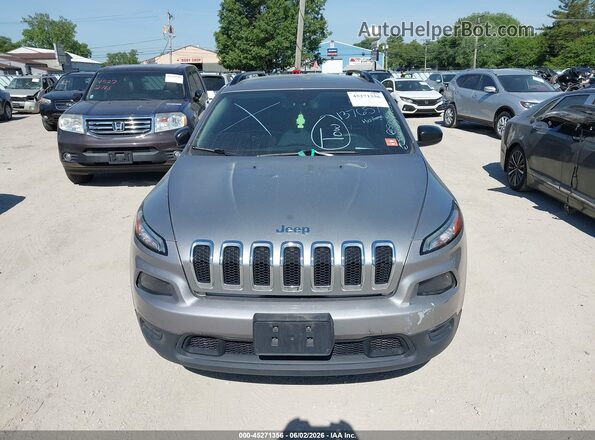 1C4PJLAB6GW137657 2016 JEEP CHEROKEE Серый Вид щитка приборов